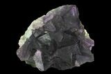 Purple-Green Octahedral Fluorite Crystal Cluster - Fluorescent! #149673-1